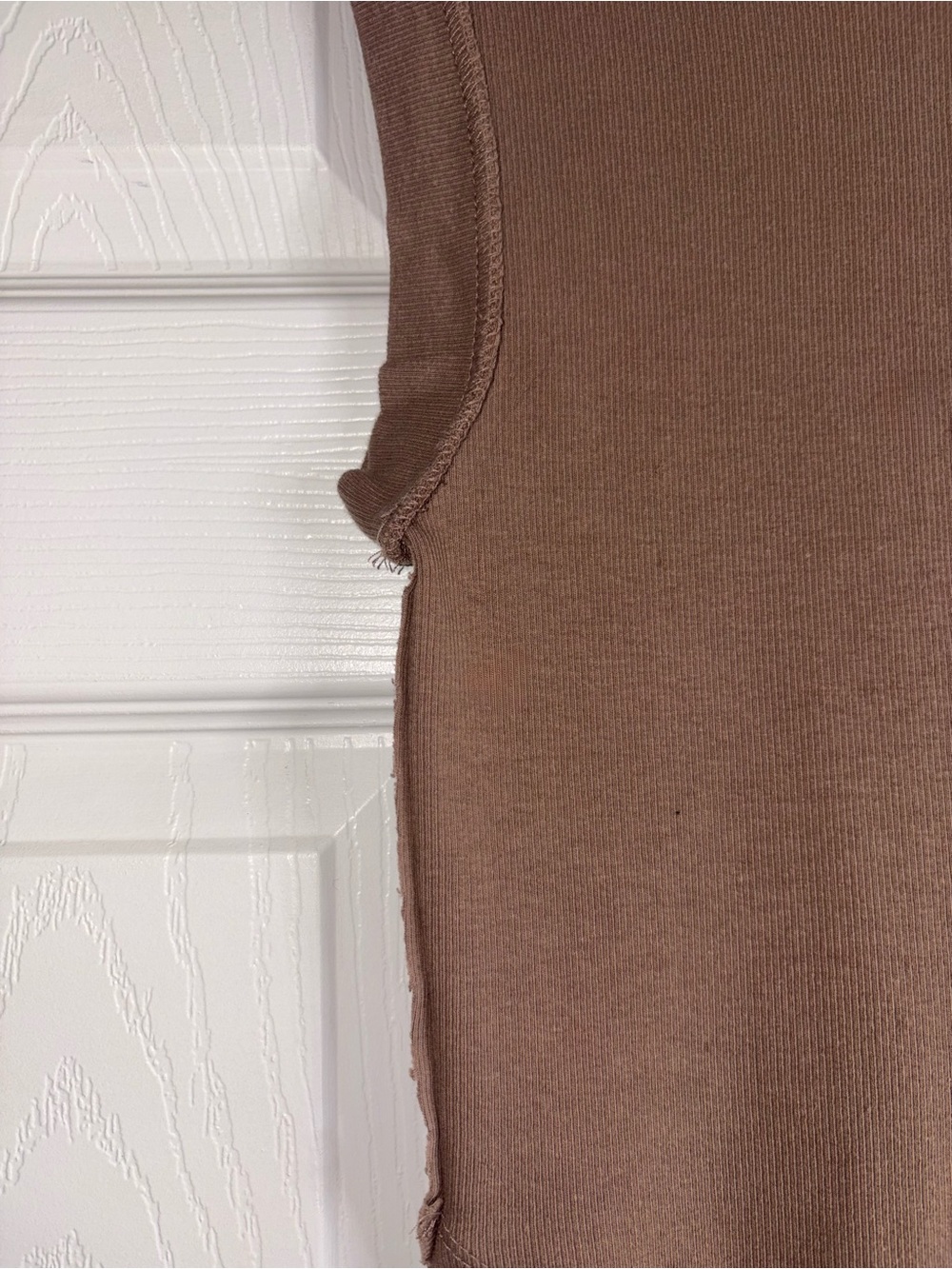 We The Free Ribbed Tank Top in Brown - Picture 4 of 12
